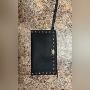 Real Michael Kors Black Clutch